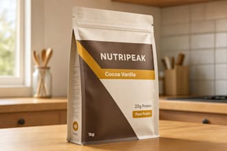 design premium product pouch packaging