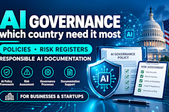 create ai governance policies, risk registers and responsible documentation