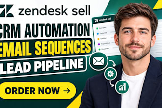 setup zendesk sell zendesk email sequence zendesk sell automation lead pipeline