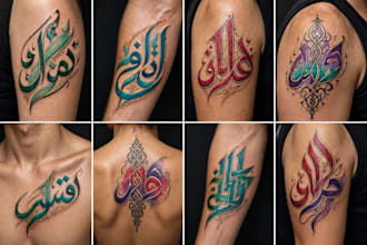 design arabic calligraphy tattoo for you