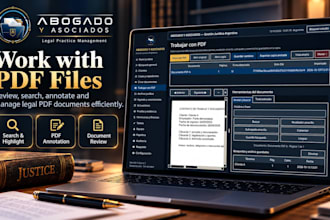 develop custom legal case management desktop software