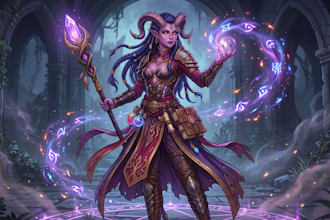draw fantasy warriors, mages, and legendary heroes