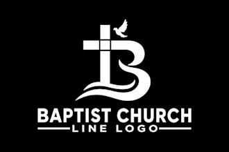 make modern esthetic church christian ministry logo design