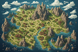 draw a map for your fantasy novel
