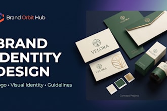 create branded social media content and a visual brand identity