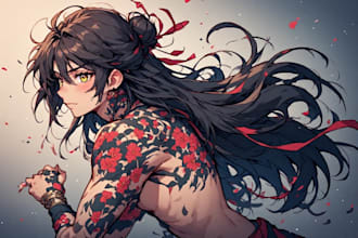 create dark tattoo art