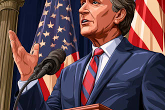 draw political cartoons illustrations