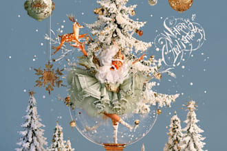 design your christmas card, invitation, or poster