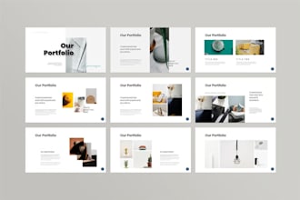 design corporate presentation design strategic slide investor pitch decks