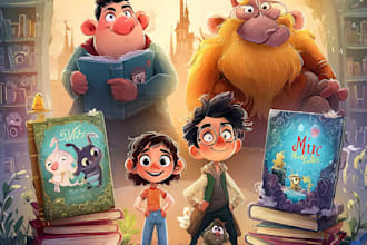do cartoon book and story book