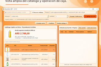 develop custom supermarket pos and inventory software