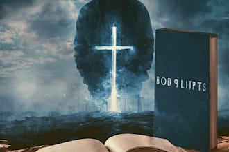 design christian book cover design or religious book cover