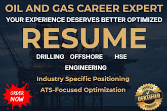 craft oil and gas, offshore resume for drilling and hse jobs