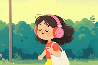 children story book illustration children story