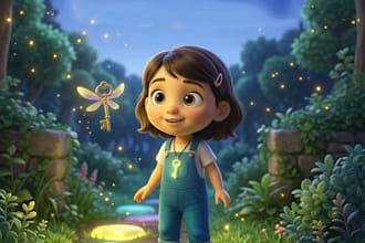 children story book illustration children story book