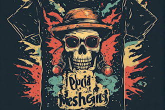 create a retro vintage tshirt design