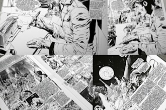 draw a full comic book page