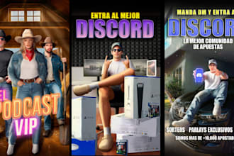 design a promotional flyer for your stream or social media