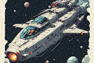 design original spaceships for sci fi games and storytelling