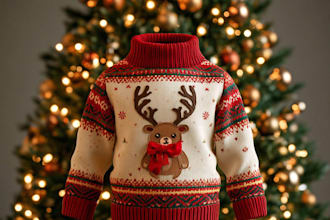 create a fully printed ugly christmas sweater