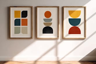 design modern printable wall art decor