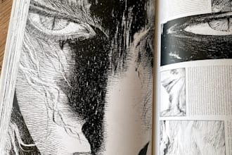anime comic manga book page panel manga page artist
