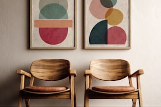 create scandinavian style printable wall art