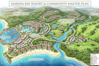 design resort master plans neighborhood mapping and community site maps