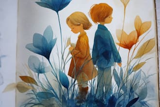 illustrate children story book illustrations for KDP