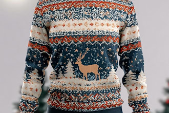 do christmas sweater design