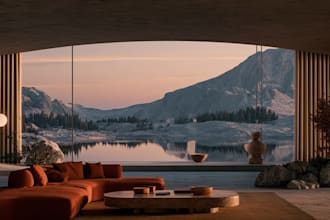 create luxury living room, bedroom interior design