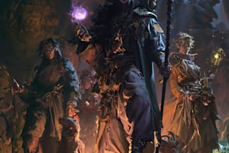 create dnd character art and concept art fantasy for you