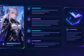 create a custom ai character and character card for you