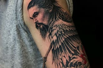 japanese, neo traditional, and traditional tattoo designs