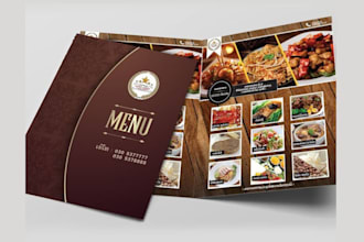 design redesign premium restaurant menus for cafes, diners and food businesses