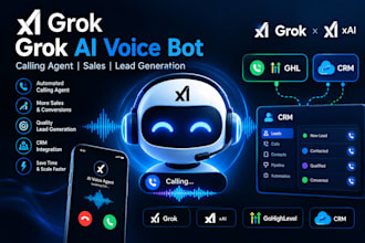 grok ai voice bot calling agent sales grok lead generation bot crm xai voice api