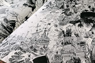 manga illustration manga artist anime manga, comic book