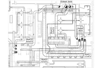 design restaurant kitchen exhaust and make up air layouts