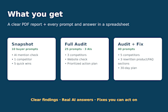 audit your shopify store visibility in chatgpt, perplexity and gemini