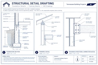 draft missing structural details for tennessee building plans