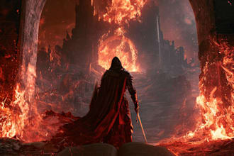 design fantasy book cover or ebook cover art