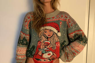 create ugly christmas sweater and sweatshirt design