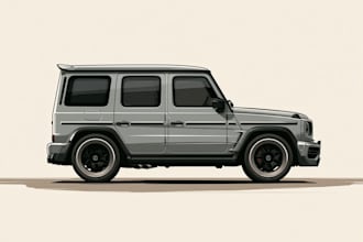 draw custom car or any vehicle art illustrations and concept