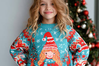 create unique ugly christmas sweater and sweatshirt