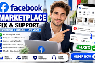 fix facebook marketplace issues, resolve errors and listing issues