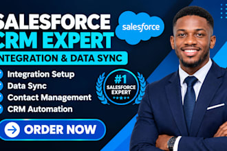 salesforce CRM integration data sync automation and contact record management