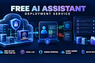 deploy your free ai assistant on AWS or gcp