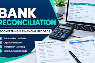 do bank reconciliation and bookkeeping for your business