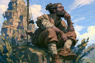 create original dungeons and dragons art