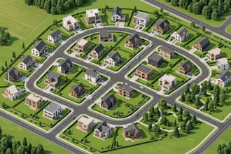 design real estate maps, property maps, land maps and subdivision maps